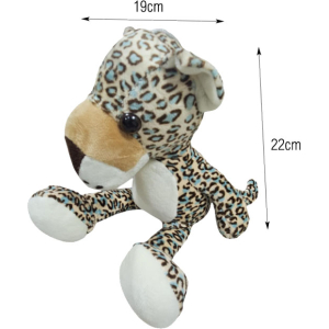 Alternative view of Λούτρινη Λεοπάρδαλη με Βεντούζα - Stuffed animal