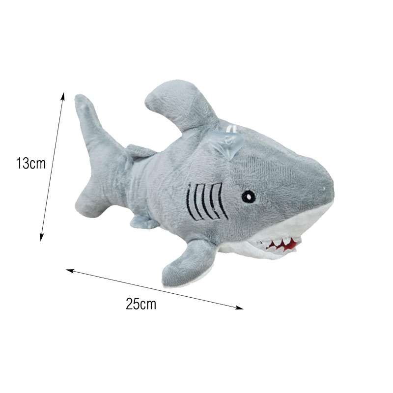 Λούτρινο Καρχαρίας με Βεντούζα - Stuffed animal Shark - Image 2