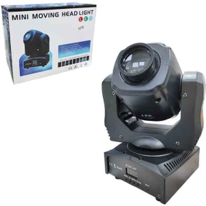 Φωτορυθμικό με περιστρεφόμενη κεφαλή 30W- Mini moving projector 30W