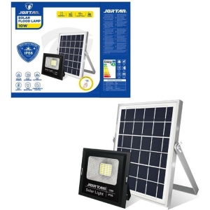Jortan Ηλιακός Προβολέας Με Τηλεχειριστήριο LED 10W IP66- Solar Flood Lamp