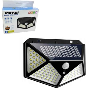 Jortan Ηλιακό Φωτιστικό Τοίχου με Αισθητήρα Κίνησης & 4 Πλευρές LED - Solar Wall Lamp