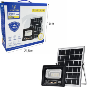 Alternative view of Jortan Ηλιακός Προβολέας Με Τηλεχειριστήριο LED 50W IP66- Solar Flood Lamp