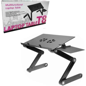 Πτυσσόμενο Τραπεζάκι για Laptop με 2 Ανεμιστήρες T8 - Smart Foldable Laptop Table