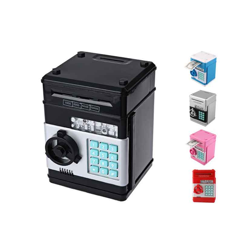Ηλεκτρονικός Κουμπαράς - Χρηματοκιβώτιο Με Κωδικό Ασφαλείας - Number Bank - Image 3