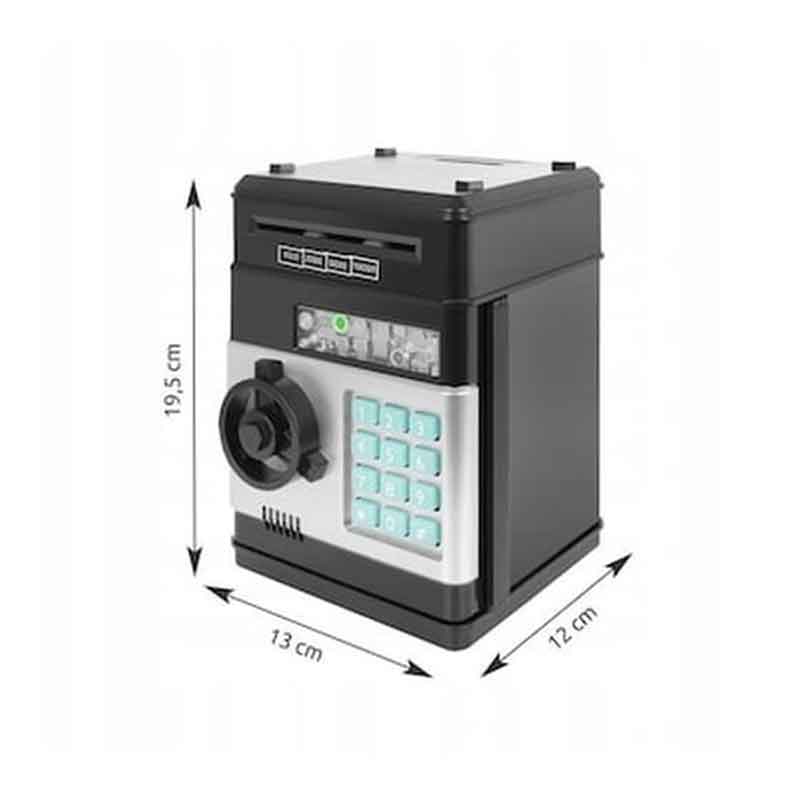 Ηλεκτρονικός Κουμπαράς - Χρηματοκιβώτιο Με Κωδικό Ασφαλείας - Number Bank - Image 4