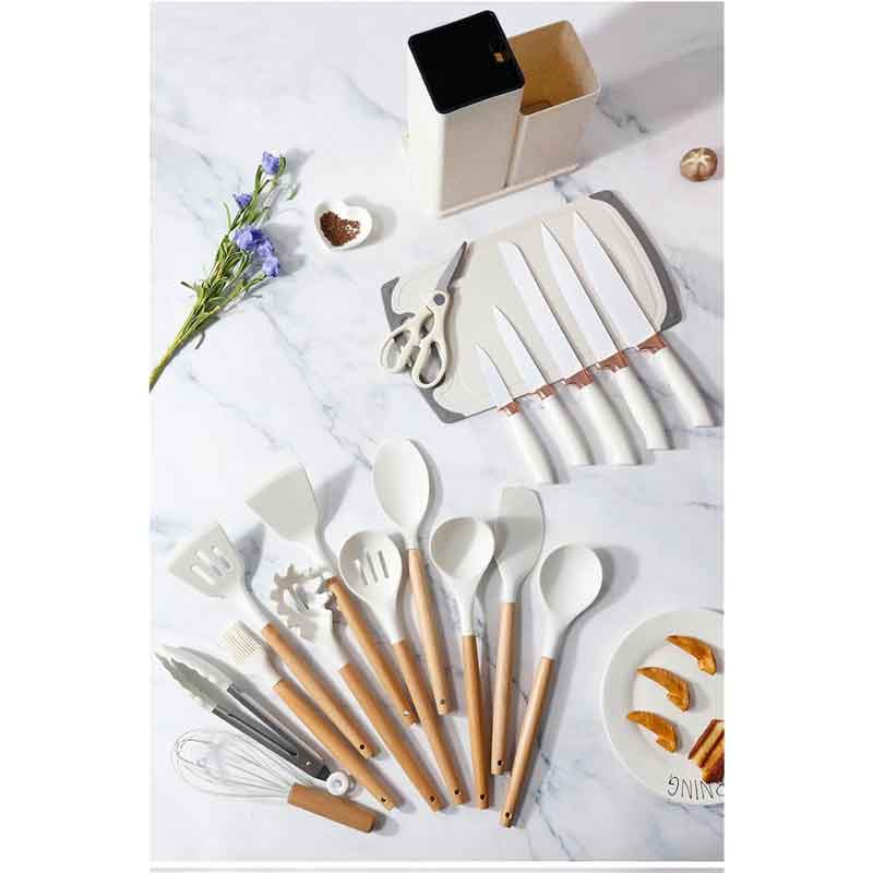 Πλήρες Σετ Κουζινικών 19 τεμαχίων με Θήκη - Complete 19-Piece Kitchen Set with Case - Image 3