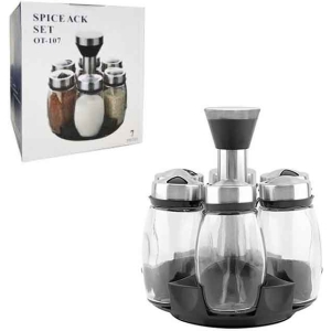 Σετ Μπαχαρικών 7 Τεμαχίων με Περιστρεφόμενη Βάση OT-107 - Spice Rack Set