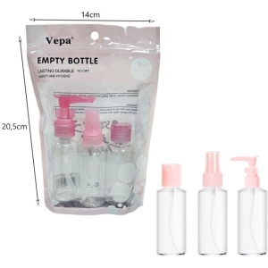 Alternative view of Vepa Μπουκαλάκια ταξιδιού 3τμχ - Empty Bottle