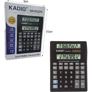 Alternative view of Kadio Αριθμομηχανή Γραφείου/Κομπιουτεράκι KD-8122TX - Electronic Calculator