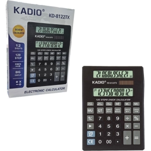 Kadio Αριθμομηχανή Γραφείου/Κομπιουτεράκι KD-8122TX - Electronic Calculator