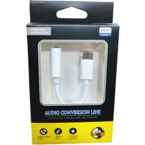 Μετατροπέας Αντάπτορας Type-C male σε 3.5mm female SX-01 - Audio Conversion Line 3.5mm to lightning SX-01