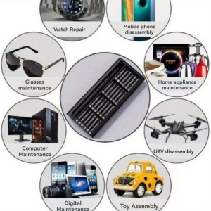 Alternative view of Fineplay Σετ Κατσαβιδιών Ακριβείας 25 σε 1 με 24 Ανταλλακτικές Μαγνητικές Μύτες FP-P241 - 24IN1 Precision Screwdriver Set