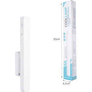 Alternative view of Επαναφορτιζόμενο LED Φωτιστικό με Μαγνητική Βάση και Τηλεχειριστήριο – Rechargeable LED Light with Magnetic Base