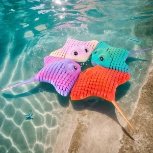 Πλαστικό Παιχνίδι Χειρός Σαλάχι 17cm - Plastic Stingray Toy