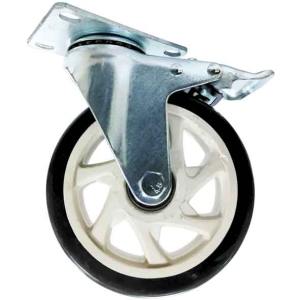 Ρόδα Επίπλου με Πέλμα και Φρένο 7cm - Furniture Caster Wheel with Plate and Brake 7cm