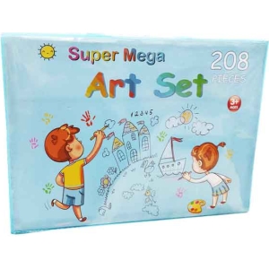 Σετ Ζωγραφικής 32.6x27.7cm 208τμχ - Super Mega Art Set