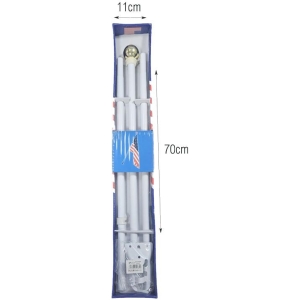 Alternative view of Κοντάρι Σημαίας Ύψους 180cm - White Flag Pole Kit
