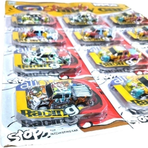 Alternative view of Αγωνιστικά Αυτοκινητάκια σε διάφορα χρώματα 12τμχ - Speedy Alloy Racing Car