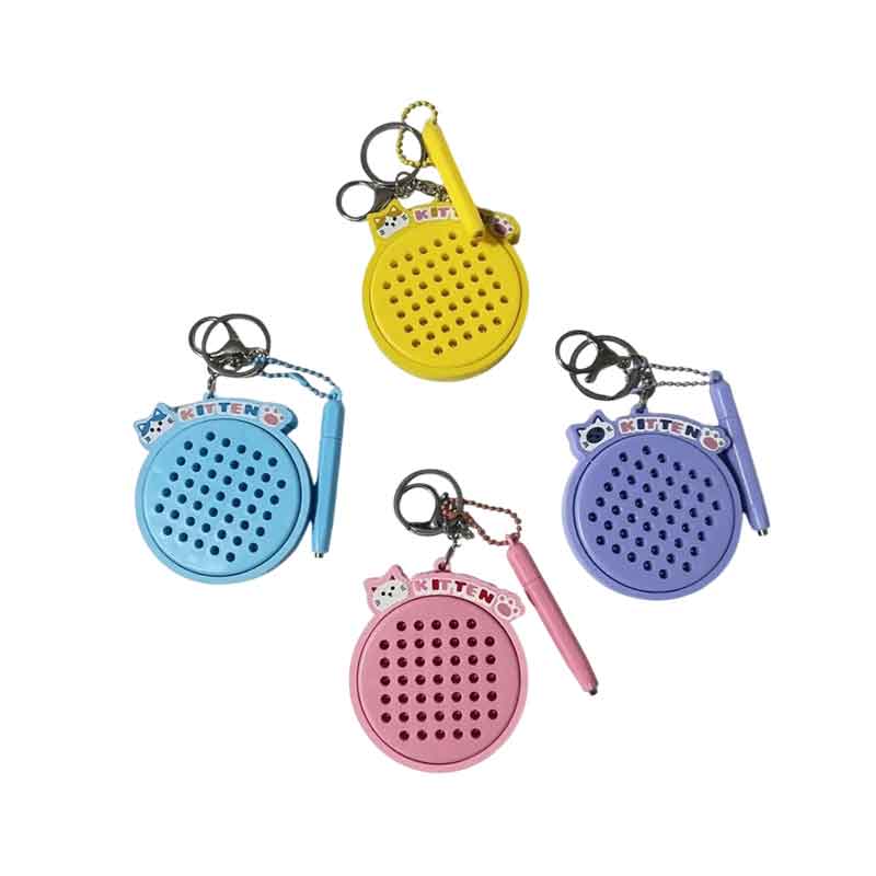 Mini Φορητός Μαγνητικός Πίνακας Σχεδίασης "Kitten" με Μπρελόκ – Mini Portable Magnetic Drawing Board "Kitten" with Keychain - Image 2