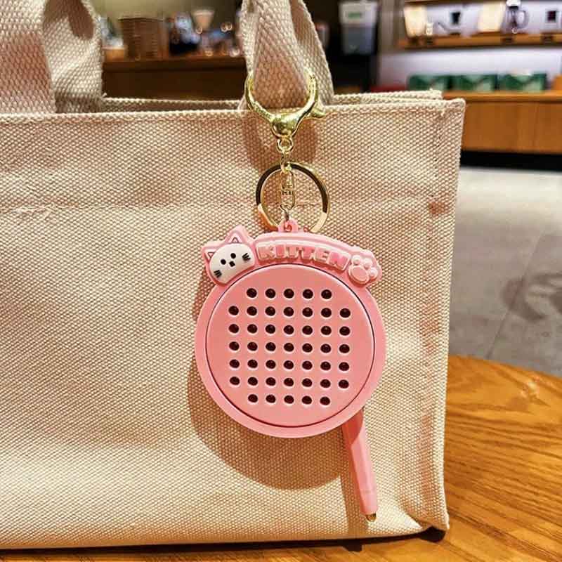 Mini Φορητός Μαγνητικός Πίνακας Σχεδίασης "Kitten" με Μπρελόκ – Mini Portable Magnetic Drawing Board "Kitten" with Keychain - Image 5