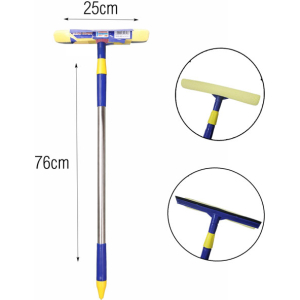 Alternative view of Σκούπα Τζαμιών με Σφουγγάρι και Λάστιχο - Window Squeegee with Sponge