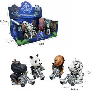 Alternative view of Παιχνίδι Ζωάκια σε Μηχανή – Animal Cute Moto Toys