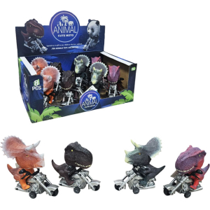 Παιχνίδι Δεινόσαυροι σε Μηχανή – Animal Cute Moto Dinosaur Toys