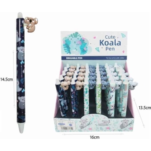 Alternative view of Στυλό Koala με Γόμα Σετ 36 Τεμαχίων – Cute Koala Erasable Pens Set of 36
