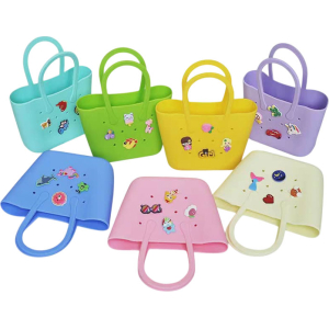 Παιδική Τσάντα Σιλικόνης με Σχέδια – Kids Silicone Handbag with Charms