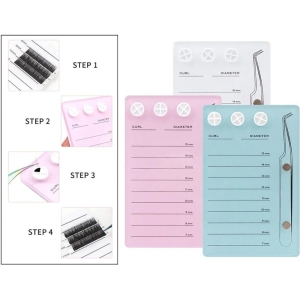 Παλέτα Βλεφαρίδων Plexiglass για ταινίες extensions και μαγνητική θέση για λαβίδα - Eyelash Palette Tray Holder