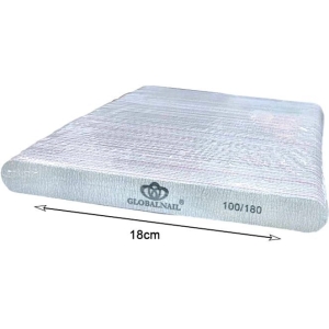 Alternative view of Globalnail Λίμα νυχιών Διπλής Όψης 100/180 50τμχ - Nail File 50pcs