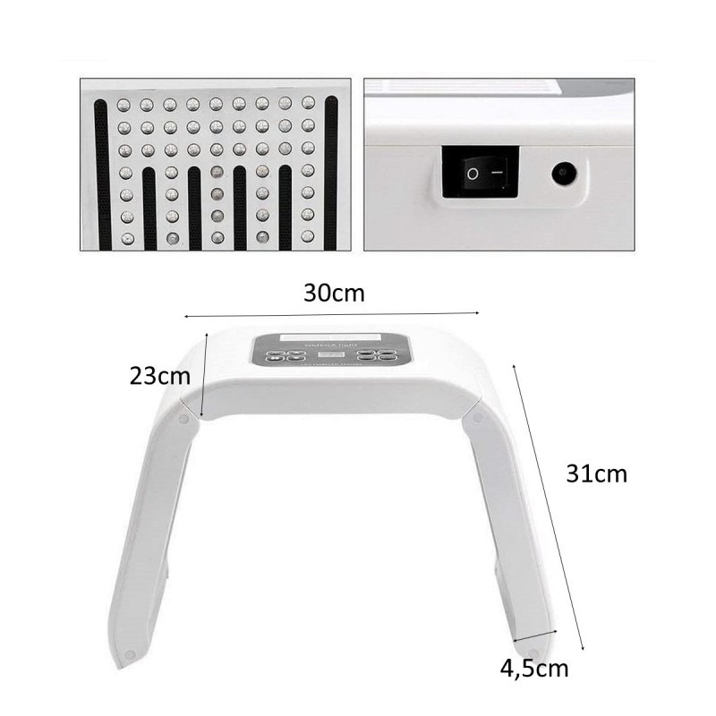 Συσκευή Φωτοθεραπείας Led Omega Light Omelon - Low Level LED Therapy - Image 9