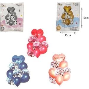 Alternative view of Double happiness μπαλόνια 9τμχ - Inspire a smile balloons 9pcs