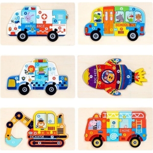 Εκπαιδευτικό Ξύλινο Παιχνίδι Παζλ με Νούμερα - Wooden Game