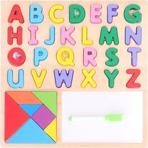 Εκπαιδευτικό Ξύλινο Παιχνίδι Αλφάβητος - Wooden Game Alphabet