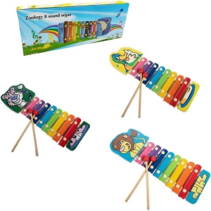 Ξυλόφωνο Παιδικό Αγαπημένα Ζωάκια - Xylophone zoology 8 sound organ
