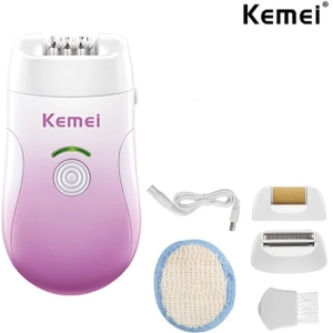 Alternative view of Kemei Αποτριχωτική Μηχανή Με 3 Κεφαλές KM-908B - Epilator Hair Remover