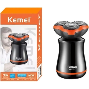 Kemei Ξυριστική Μηχανή Προσώπου Επαναφορτιζόμενη 400mAh USB KM-776 IPX6 - Professional Man's Reciprocating Electric Shaver