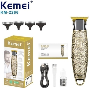 Kemei Επαναφορτιζόμενη Κουρευτική Μηχανή 1200mAh USB KM-2266 - Rechargable Professional Hair Clipper