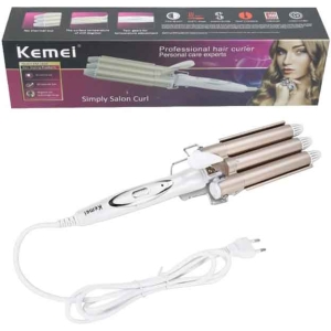 Kemei Ψαλίδι Μαλλιών για Κυματιστά Μαλλιά 45W Rose Gold KM-1010 - Curling iron