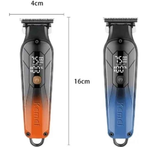 Alternative view of Kemei Επαναφορτιζόμενη Κουρευτική Μηχανή με Οθόνη LCD KM-1741  - Professional Zero Gap Hair Clipper