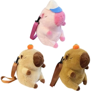 Τσάντα Λούτρινο Καπιμπάρα  - Stuffed Capybara Bag