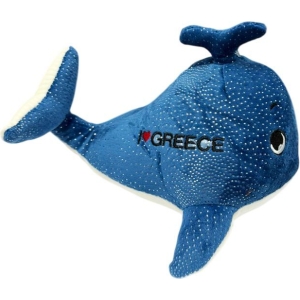 Alternative view of Λούτρινο αρκουδάκι φάλαινα Greece - Stuffed whale Greece