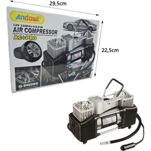 Alternative view of Andowl Ηλεκτρικός Αεροσυμπιεστής Αυτοκινήτου 12V 150PSI Q-DQ999 - Car Air Compressor