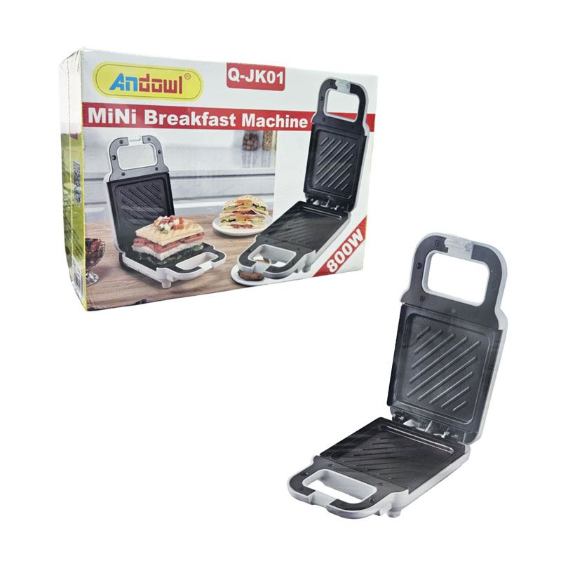 Andowl Μίνι Τοστιέρα 800 W Q‑JK01 - MiNi Breakfast Machine