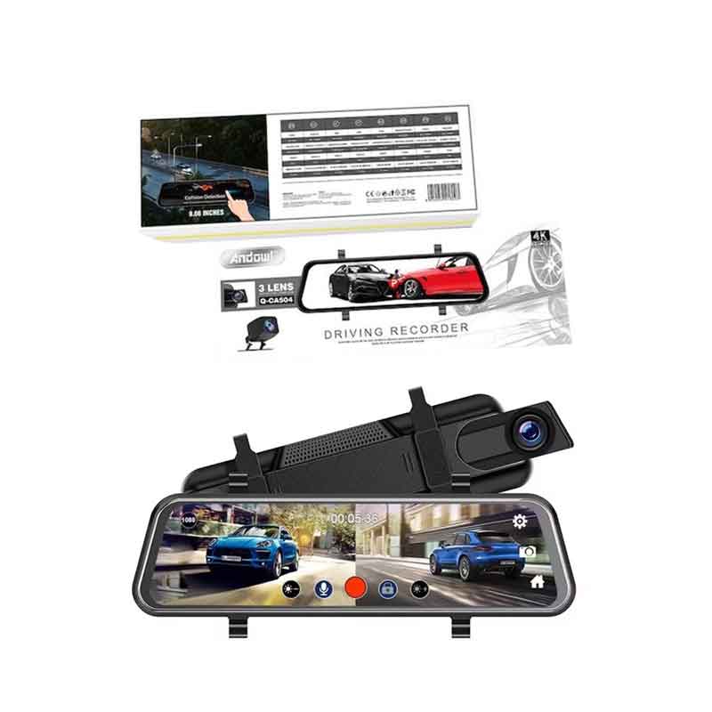 Andowl Κάμερα DVR αυτοκινήτου με οθόνη 9.66″ Q-CA504 - Driving Recorder