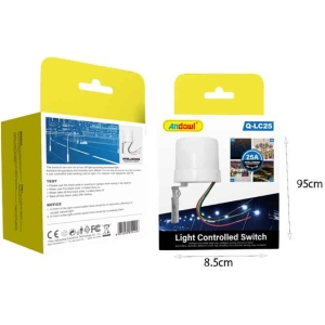 Alternative view of Andowl Διακόπτης Φωτοκυττάρου Ανίχνευσης Φωτός Q-LC25 25A DC24V– Light Controlled Switch