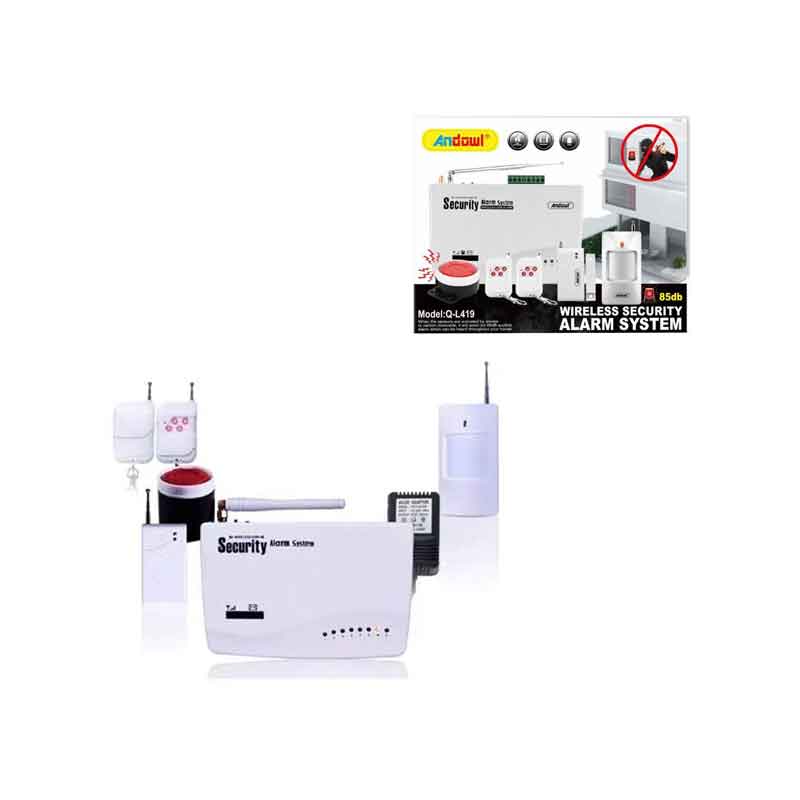 Andowl Ασύρματο Σύστημα Συναγερμού 85db Q-L419 - Wireless Security Alarm System