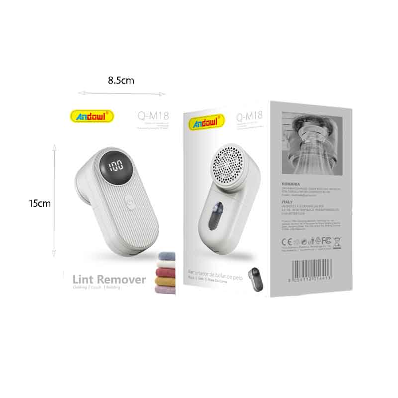 Andowl Επαναφορτιζόμενος Αποχνουδωτής Ρούχων Q-M18 - Lint Remover - Image 2