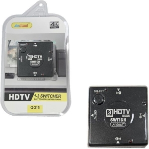 Andowl Διακόπτης HDMI 3 Θυρών 4K Q-315 - HDTV 1-3 Switcher